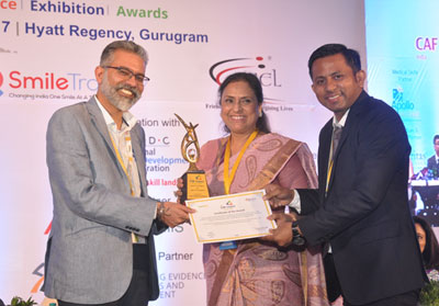 CSR Impact Award by NGO Box at India CSR Summit 2017