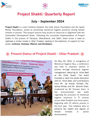  Project Shakti Quarterly Report